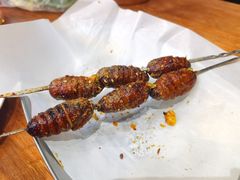 烤蝉蛹-记忆串城·东北烧烤·小龙虾·大型团建(南油店)