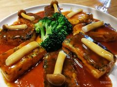 鲍汁自制翠豆腐-竹里馆·淮扬菜·功夫茶(老门东店)