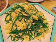 沙葱炒鸡蛋-天源居餐厅·地方特色菜(张北店)