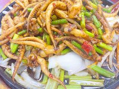 铁板鱿鱼-穆老九清真牛羊肉馆(宋城店)