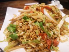 火腿炒方便面-小俩口烧烤东北菜(双井店)