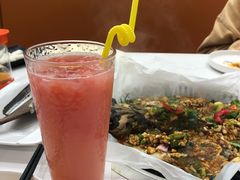 蜜桃西瓜汁-有鱼吃·纸包烤鱼(曲江创意谷店)