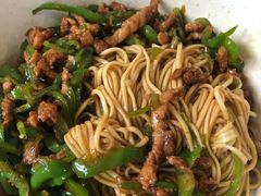 青椒肉丝盖浇面-花园茶楼(兴城西路店)