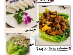 白灼时菜鲮鱼丸-龙的酒楼·手工早茶·顺德菜(近良路店)