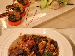 凯撒沙拉配紫苏煎虎虾-欧洲房子(宜必思店)