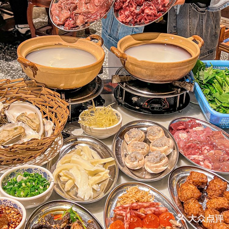 汶和记粥底火锅,一人一煲,食材新鲜超好吃‼️