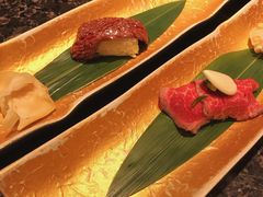 炙烤霜降牛肉握寿司-老乾杯和牛烧肉(王府中环店)