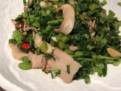 青雪菜蘑菇炒肉-童年小筑餐厅(申花路店)