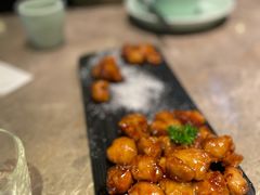 雪花糖醋里脊-绿茶餐厅(崇文门新世界店)