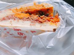 -清真马乐贝腊牛肉蛋黄菜夹馍(马蓉洒金桥店)