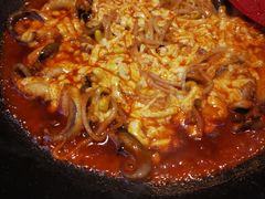 八爪鱼微辣-红辣椒八爪鱼特色韩国料理