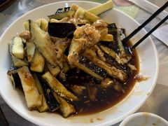 蛤蜊肉拌茄子-华春餐馆(鱼山路店)