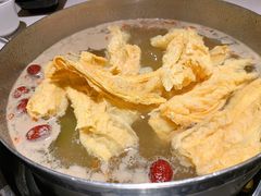 炸腐竹-潮泰牛肉火锅 · 创于1992年(车公庙店)