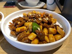 松子牛肉炒年糕-兔爸私家小厨(新北万达店)