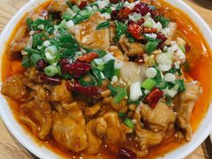 水煮肉片-方城小吃店