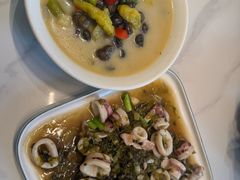 酸菜炒鱿鱼-温岭人家(红花北路店)