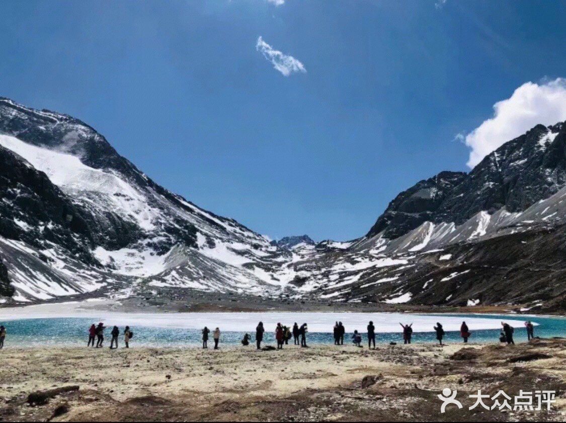总算到了牛奶海了，不容易啊！
