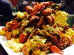 咸蛋黄中虾-龙虾风暴(松江店)