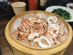 竹笼蒸鲜鱿-乔街深夜食堂·台州菜·高压锅生蚝(杭州总店)