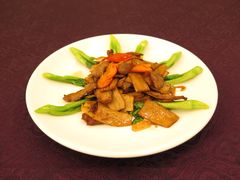 杏鲍菇炒猪肉-桃源尚品海鲜酒楼(京港澳高速店)