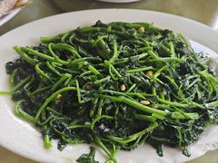 豆酱炒西洋菜-车头老二大排档