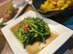 秘制虾酱炒空心菜-帕蓝·暹罗料理(曲阳店)
