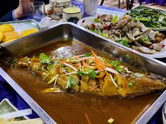 红焖深海鲽鱼-威海渔村(静安旗舰店)