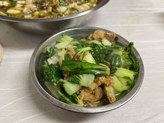 青菜烧油渣-八八餐厅(升州路店)