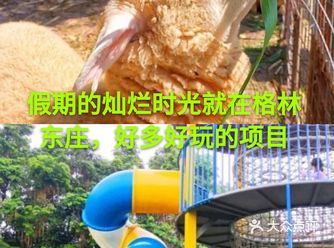 假期的灿烂时光就在格林东庄，好多好玩的项目