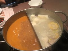 沙爹鸳鸯汤底-協成海鮮火鍋(老店)