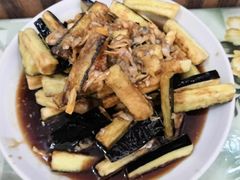 蛤蜊肉拌茄子-华春餐馆(鱼山路店)