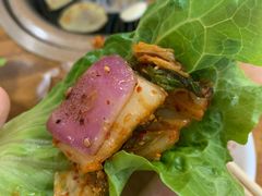 烤泡菜叶子-二刚大块烤肉(东山商业街店)