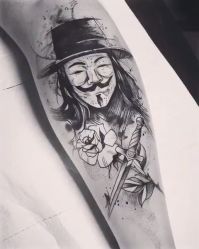 -匿名者纹身学院派·刺青