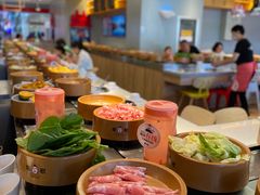 自助取餐区-龍歌自助小火锅(市南金茂湾店)