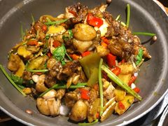 嫩仔姜炒牛蛙-吃饭皇帝大土家民族菜(正大广场店)