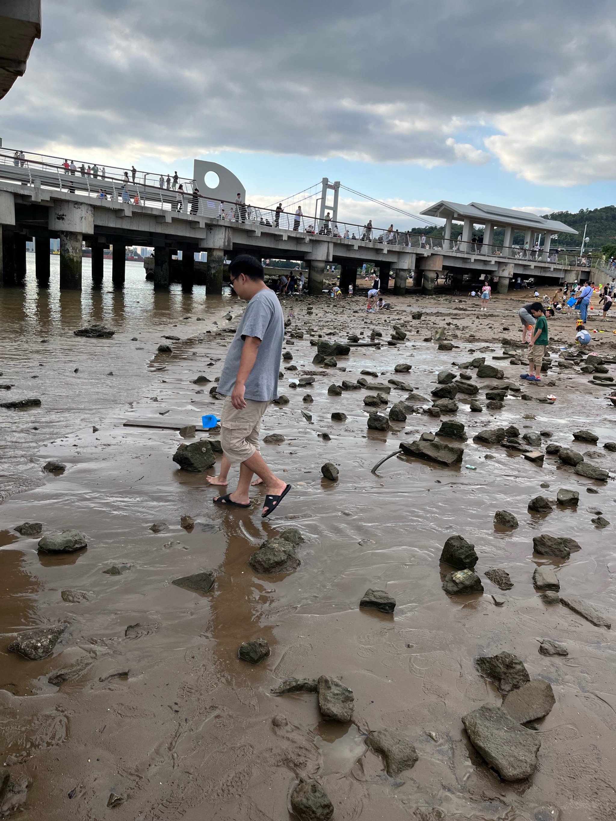 打卡虎门刚开放的"沙滩"