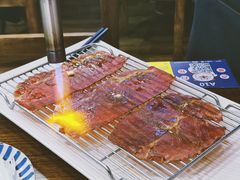 铺天盖地顶级澳牛肉火焰寿司-仙隐小鹿中華の日料(正弘城店)