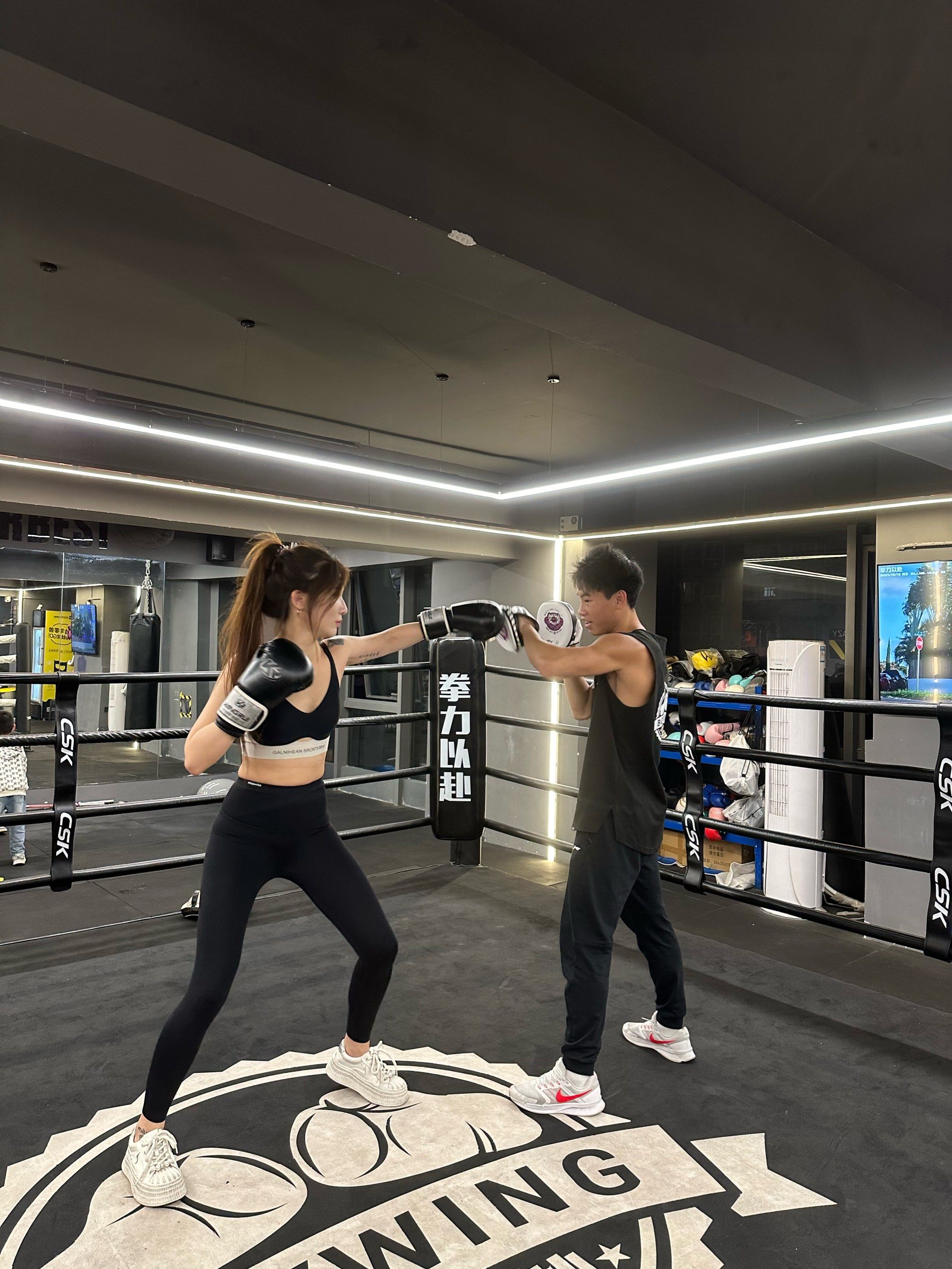 拳击不只是暴力🥊 而女生的美也不只是柔弱!