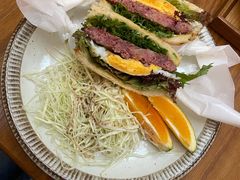 牛肉&猪肉蛋吐司-Ginko银子(青龙街店)