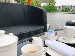 餐具摆设-希尔顿南海酒店·观廊大堂吧·海景下午茶