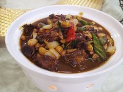 红烧带皮羊肉-郑老八大酒店