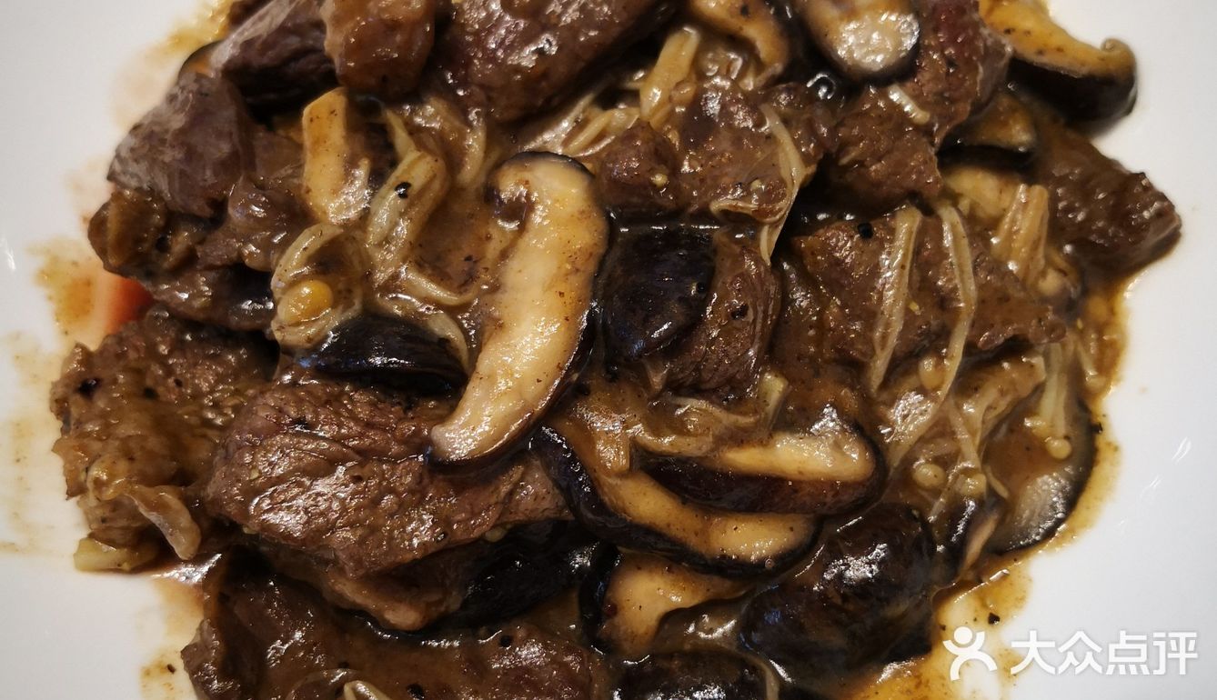 一学就会的黑胡椒香菇炒牛肉