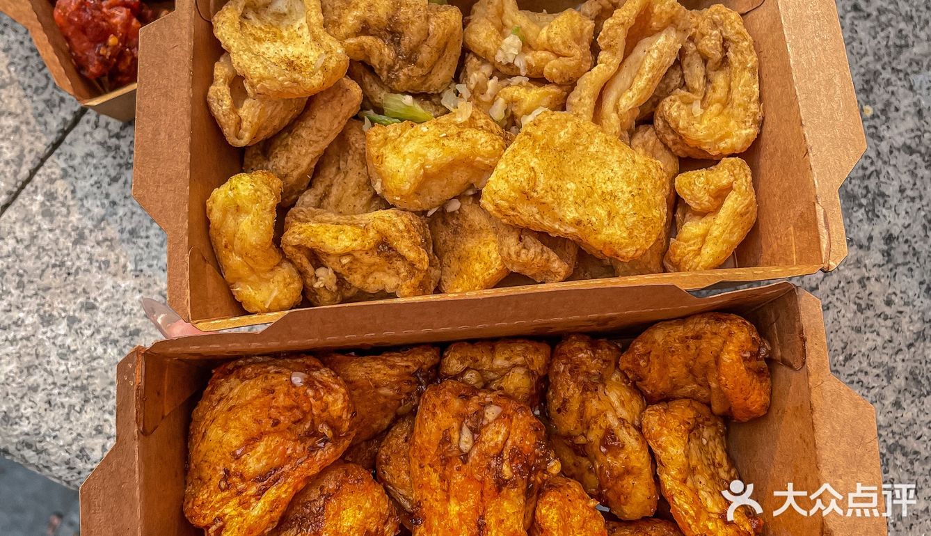 江汉路炸鸡店的“西施豆腐“，比肉还好吃啊[流泪]