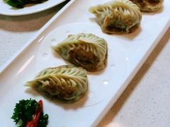 韭菜鲜虾煎饺-煲王粤菜餐厅(中侨中心店)