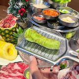佛山5G过圣诞啦！烤肉圣诞树吃到了！！