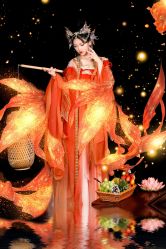 -后宫·古装汉服京剧儿童亲子全家福摄影