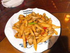 -东来菜馆•手抓海鲜家常菜•海鲜锅贴(鸽子窝店)