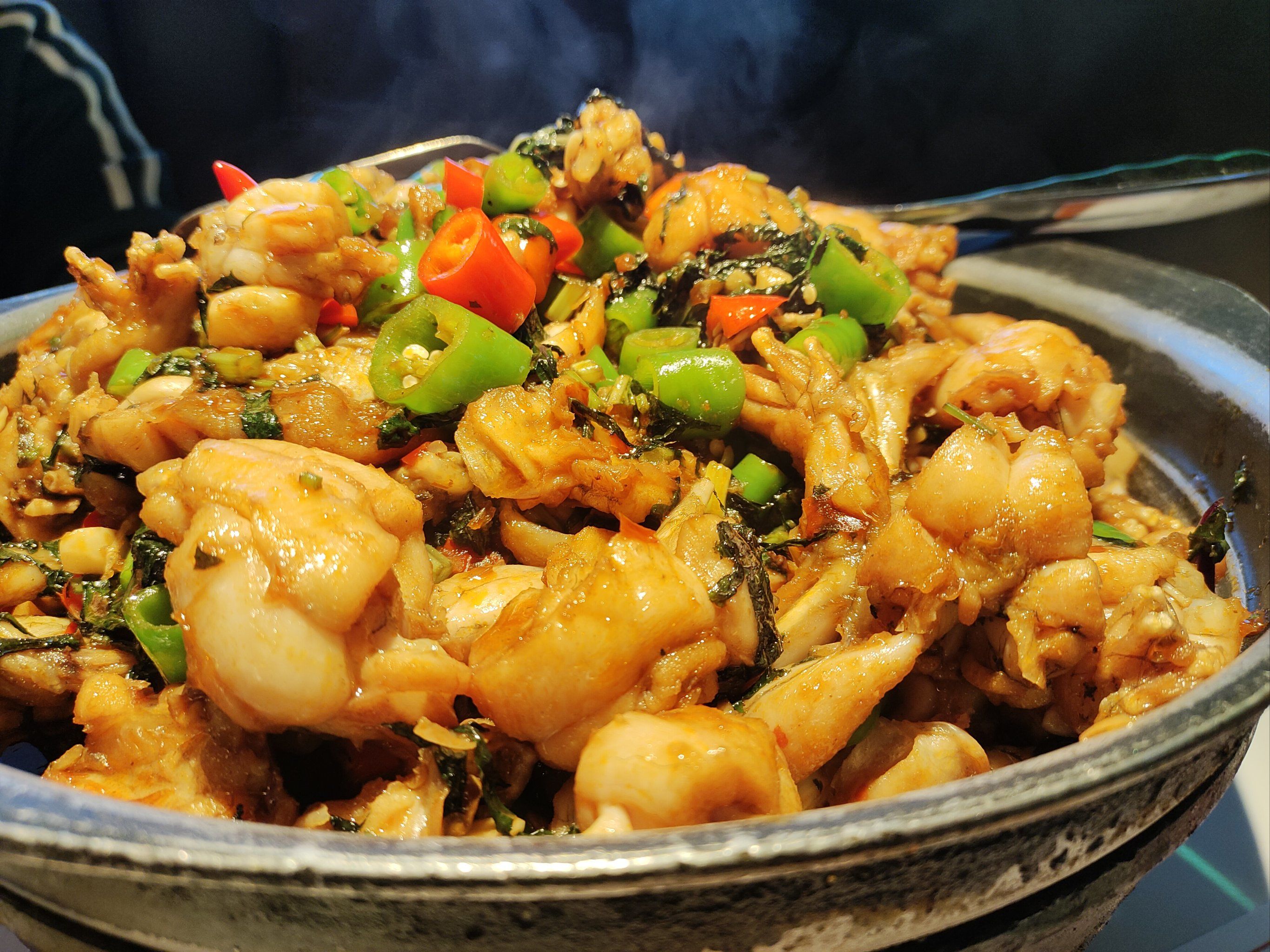 好吃的牛蛙,美味烤牛蛙