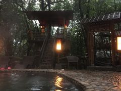-天门沟九州驿站树上汤泉