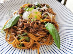 肥牛温泉蛋意面-The Rug Cafe(王府中环店)